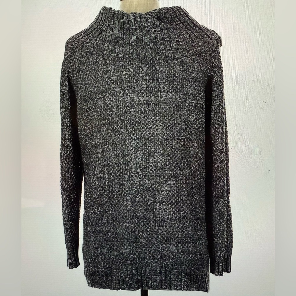 Hilary Radley Women’s Charcoal Turtleneck Size Large